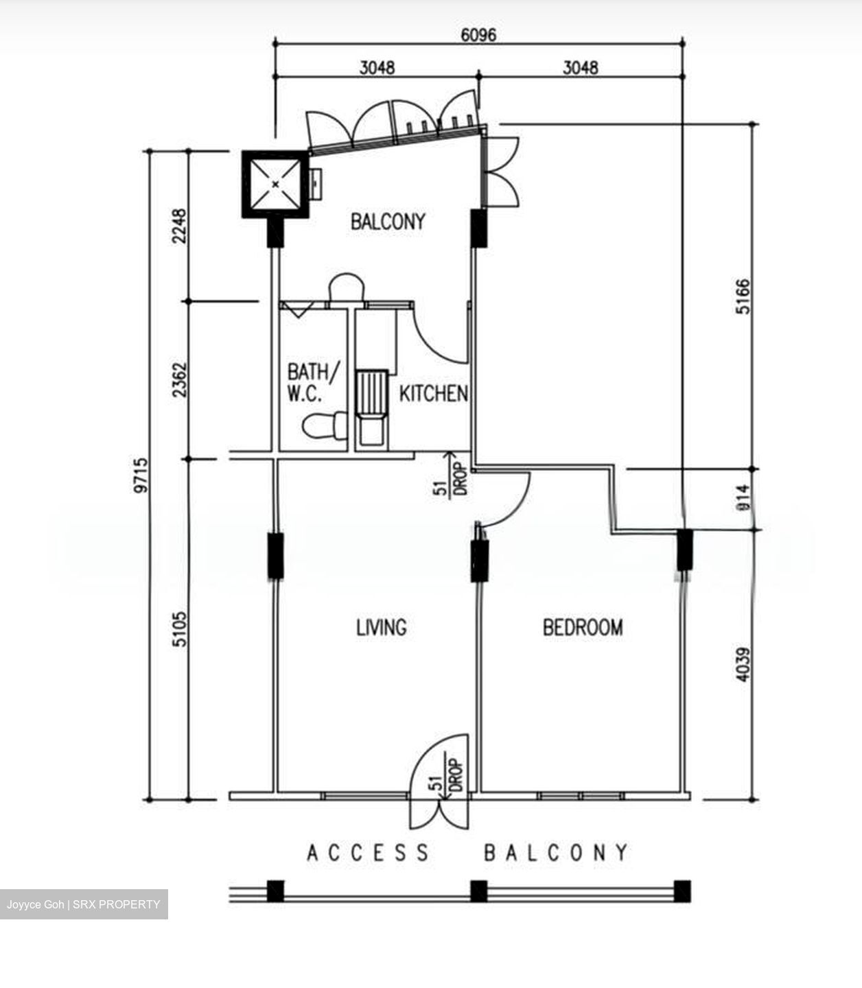 Blk 48 Lower Delta Road (Bukit Merah), HDB 2 Rooms #503991291